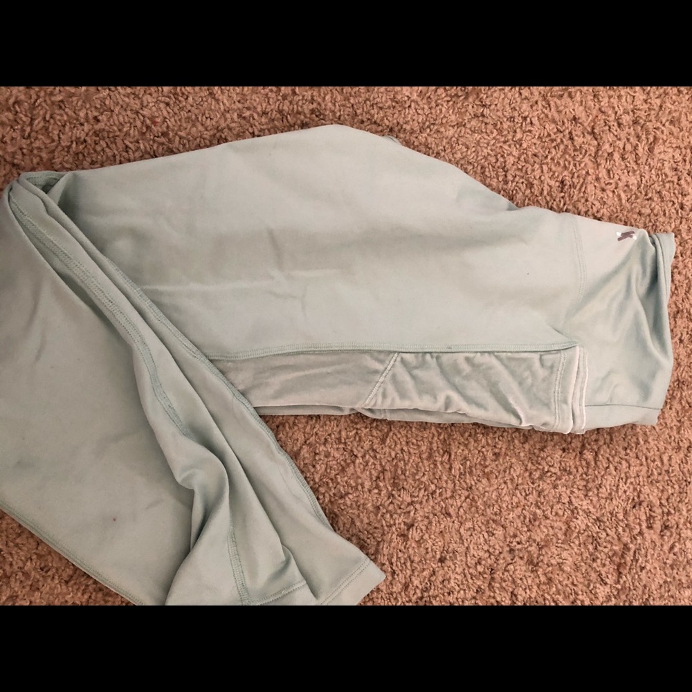 VS - High Waist Fleece Lined Velvet Trim Legging